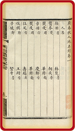 广春秋人地名对一卷